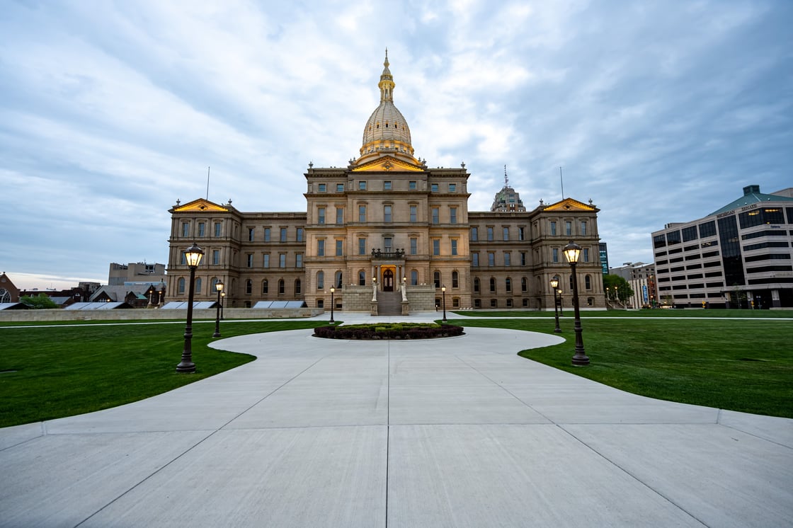 MI State Capitol - West Entrance
